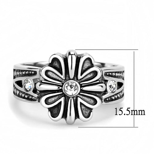 Chrome Hearts Polished Ring With Gem