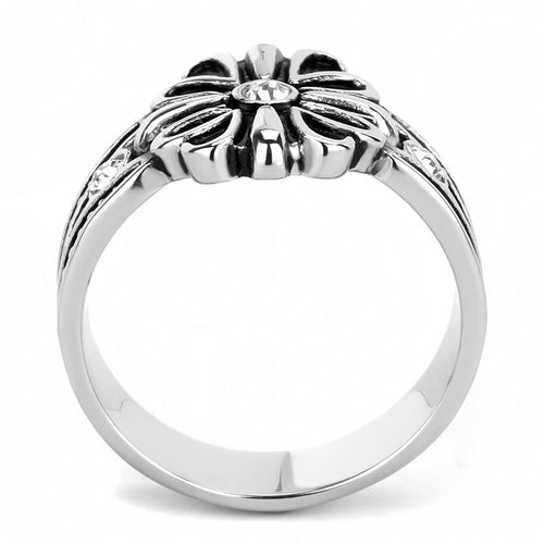 Chrome Hearts Polished Ring With Gem