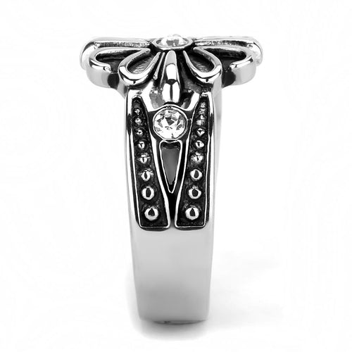 Chrome Hearts Polished Ring With Gem