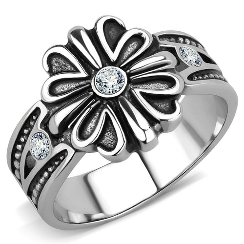 Chrome Hearts Polished Ring With Gem