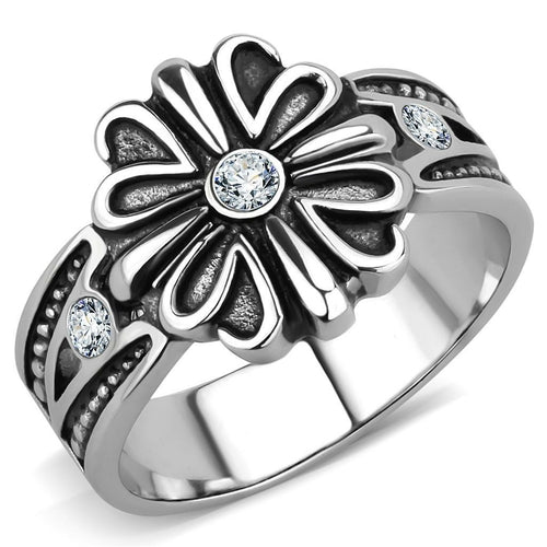 Chrome Hearts Polished Ring With Gem