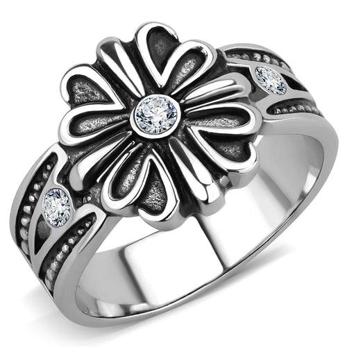 Chrome Hearts Polished Ring With Gem